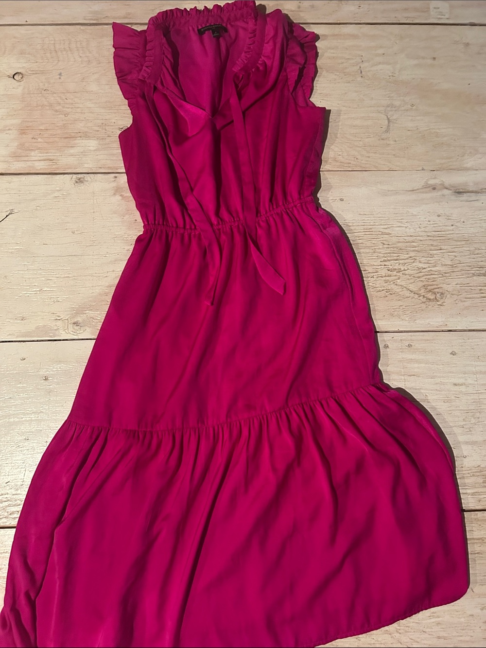 Banana Republic women’s  Fuchsia Ruffle-Tier Dress